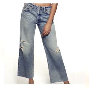 Wide Leg Grunge Jeans